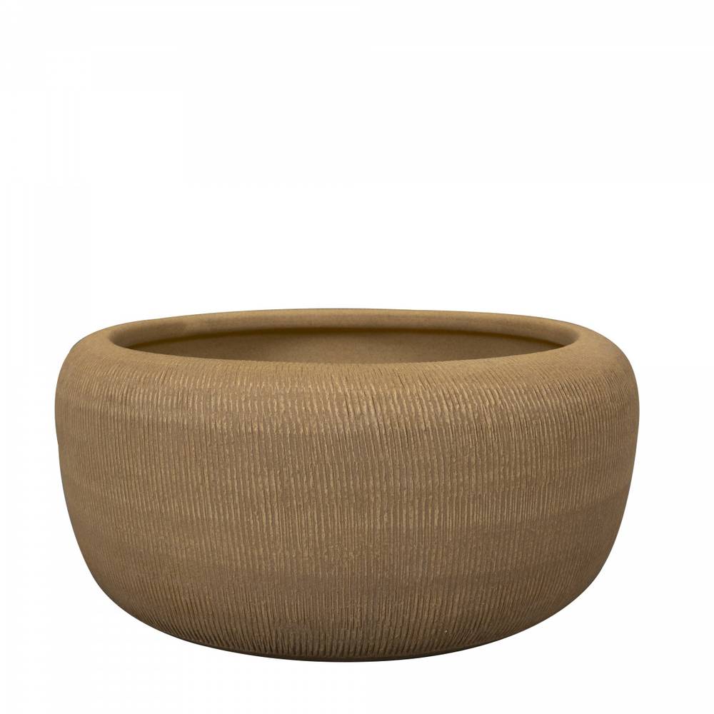 Keramik Schale Roxan braun D31cm H15cm 