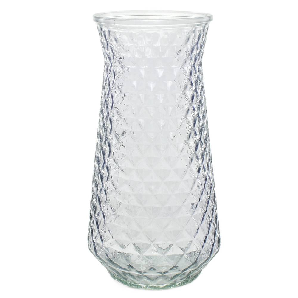 Glas Vase Both D11cm H23cm