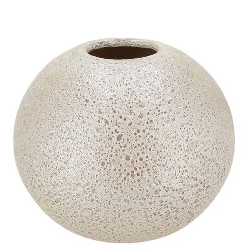 Keramik Vase Dana Moonface weiss 25x25x30cm