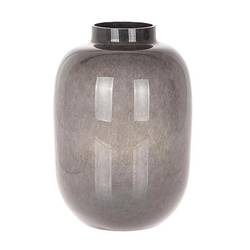 Glas Vase Bielle grau D23cm H35cm
