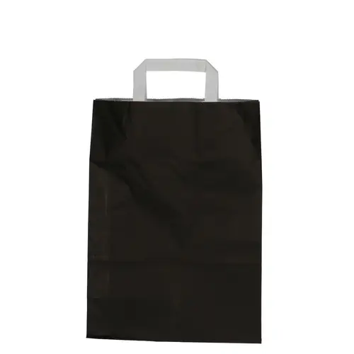 Tasche Papier schwarz 26x12x35cm