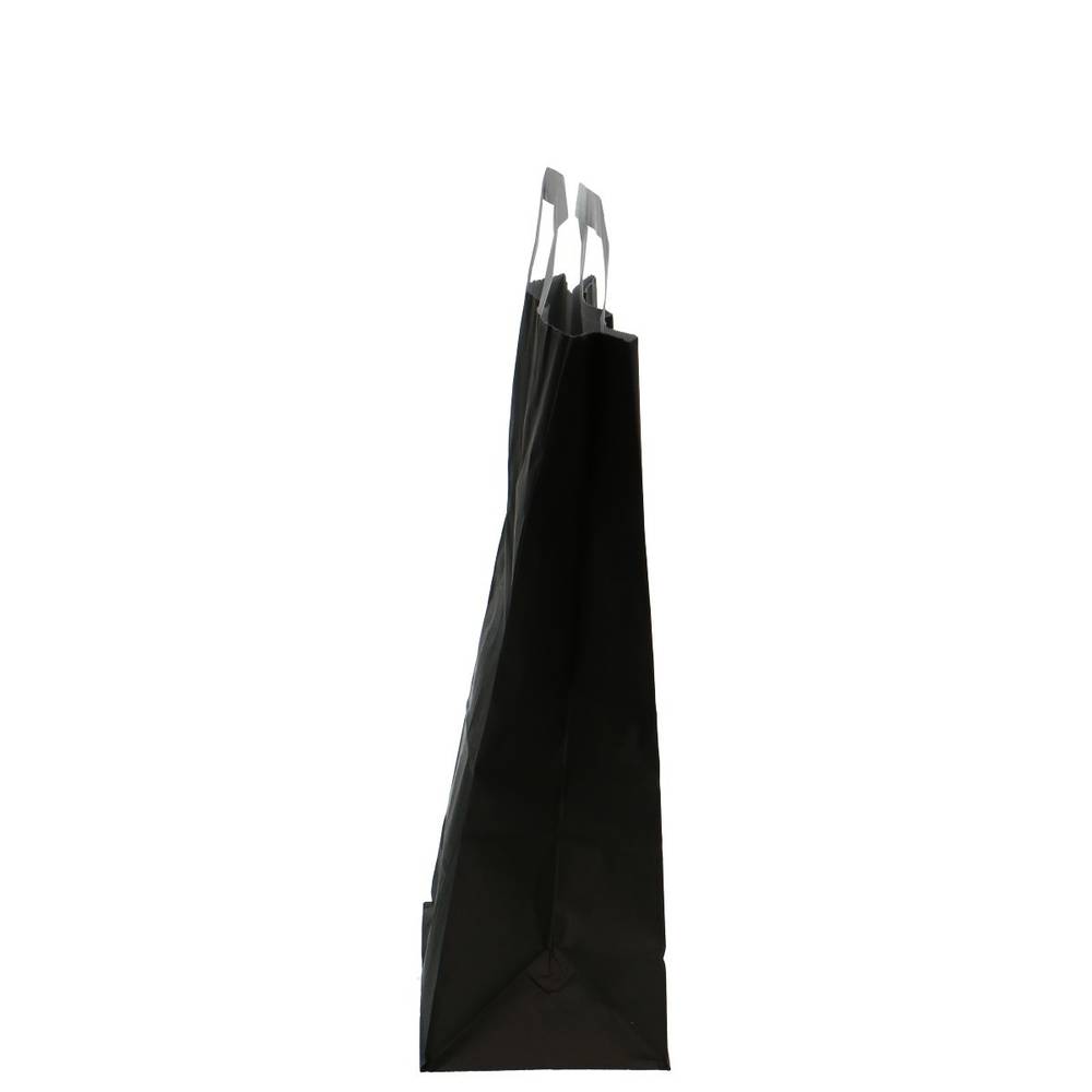 Tasche Papier schwarz 26x12x35cm