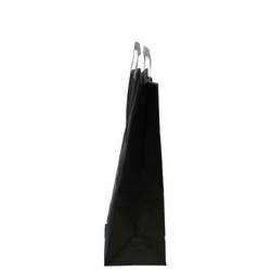 Tasche Papier schwarz 26x12x35cm