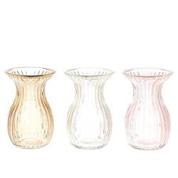 Glas Vase Held mix D12cm H17cm