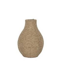 Chalki Vase Seil braun D26cm H35cm