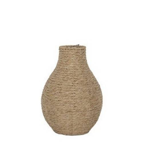 Chalki Vase Seil braun D26cm H35cm