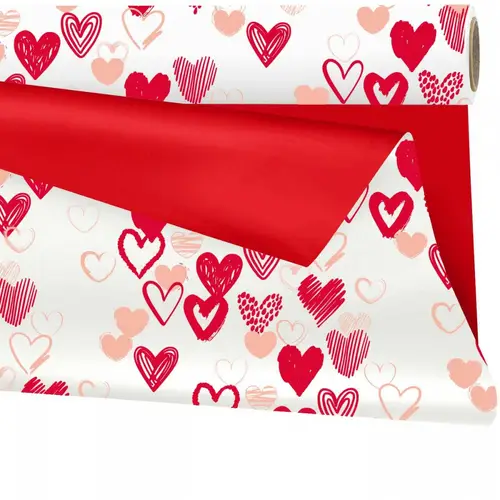 Folie Rolle 80cm Duo Mat My Love rot 40m