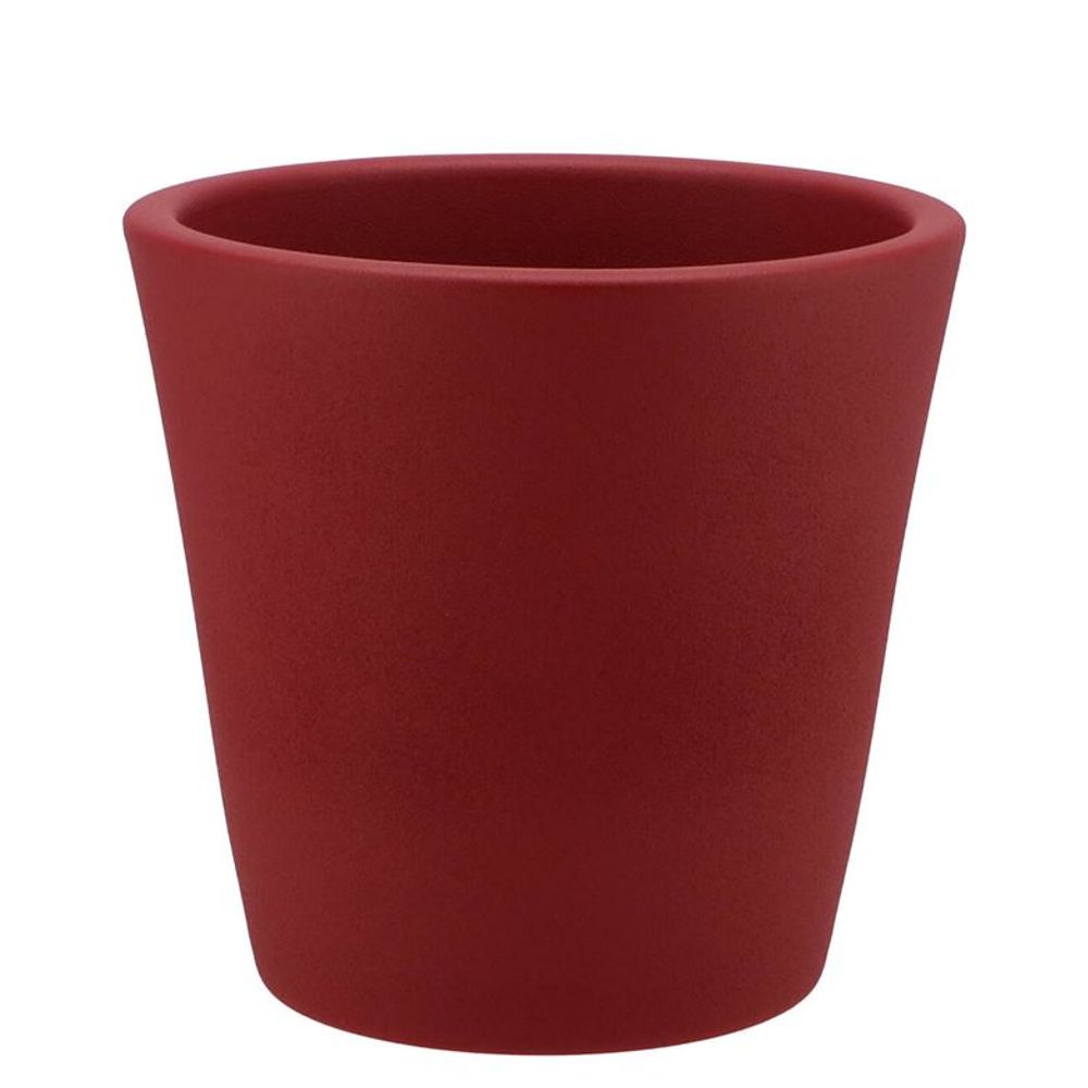 Keramik Übertopf Vinci Velvet rot 18x16cm
