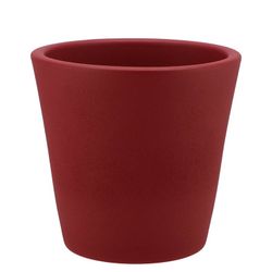 Keramik Übertopf Vinci Velvet rot 18x16cm