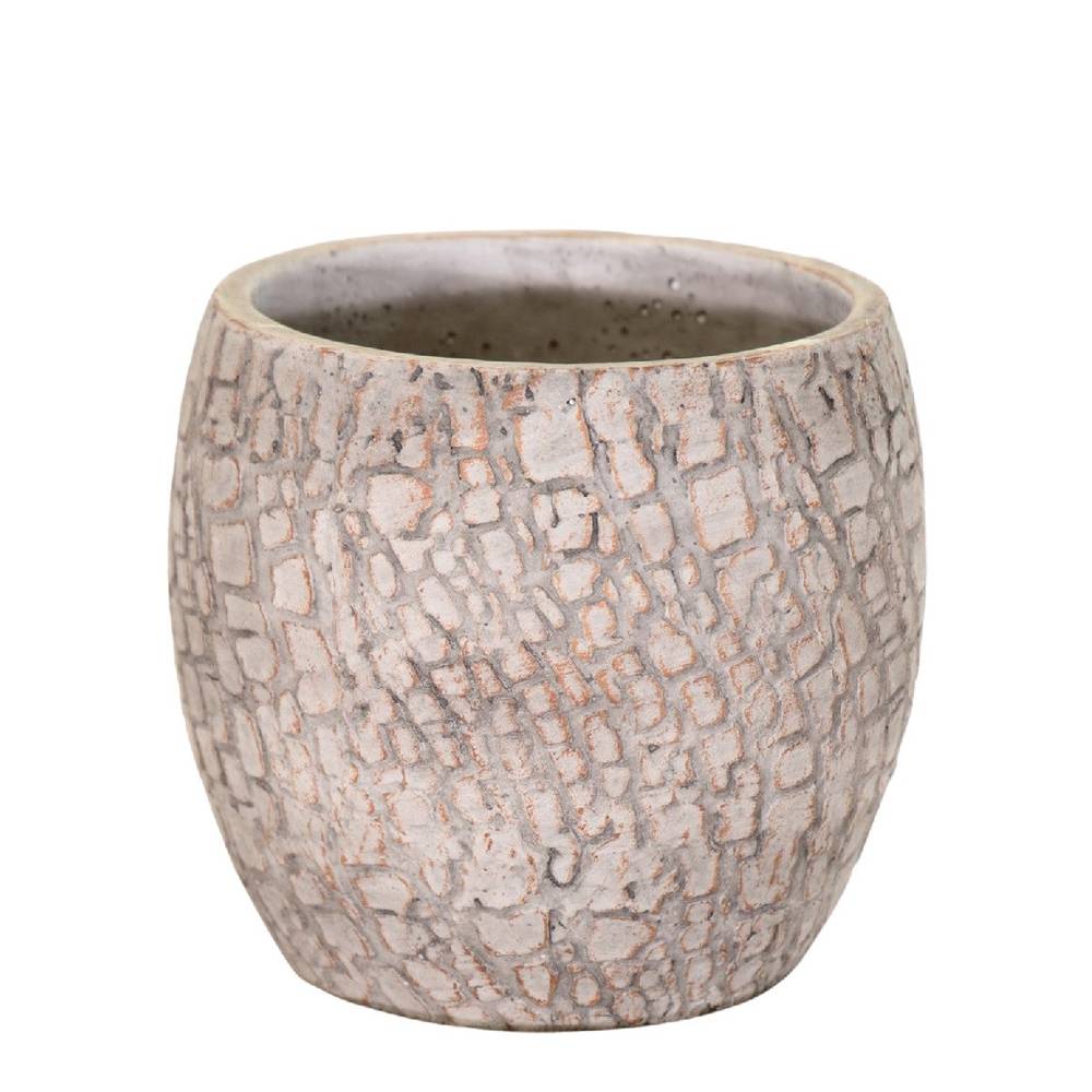 Keramik Topf Arica Rund D22cm H19.5cm