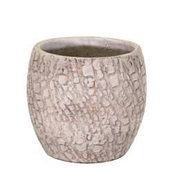 Keramik Topf Arica Rund D22cm H19.5cm