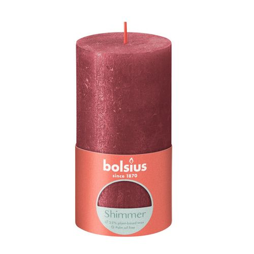 Kerze Stumpen rot D0 7x11