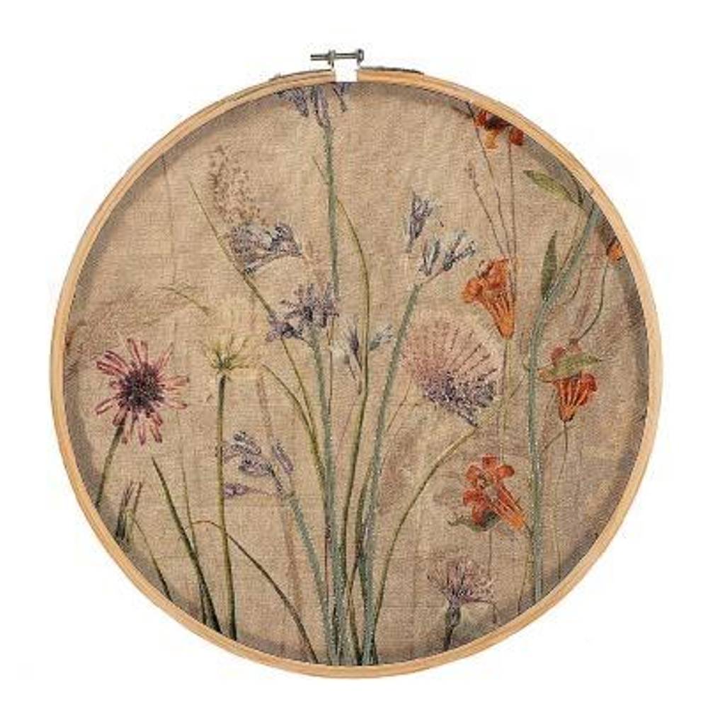 Hänger Blumen embroid mix D32cm