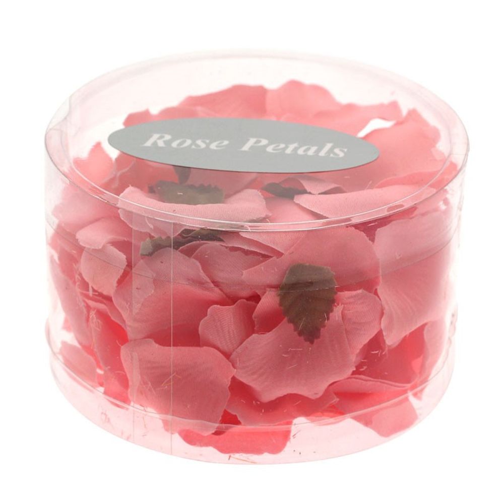 Seiden Rosenblätter hell rosa x150