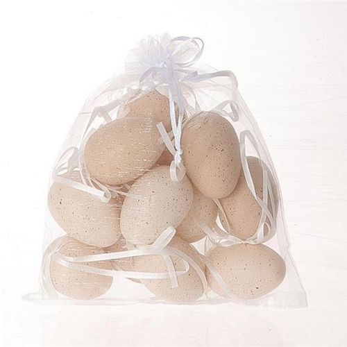 Hänger Ei Deko creme D06cm x12
