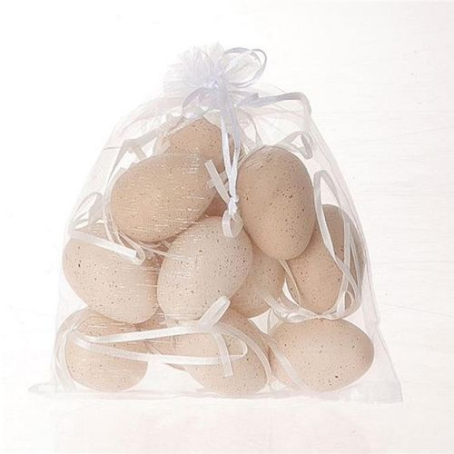 Hänger Ei Deko creme D06cm x12