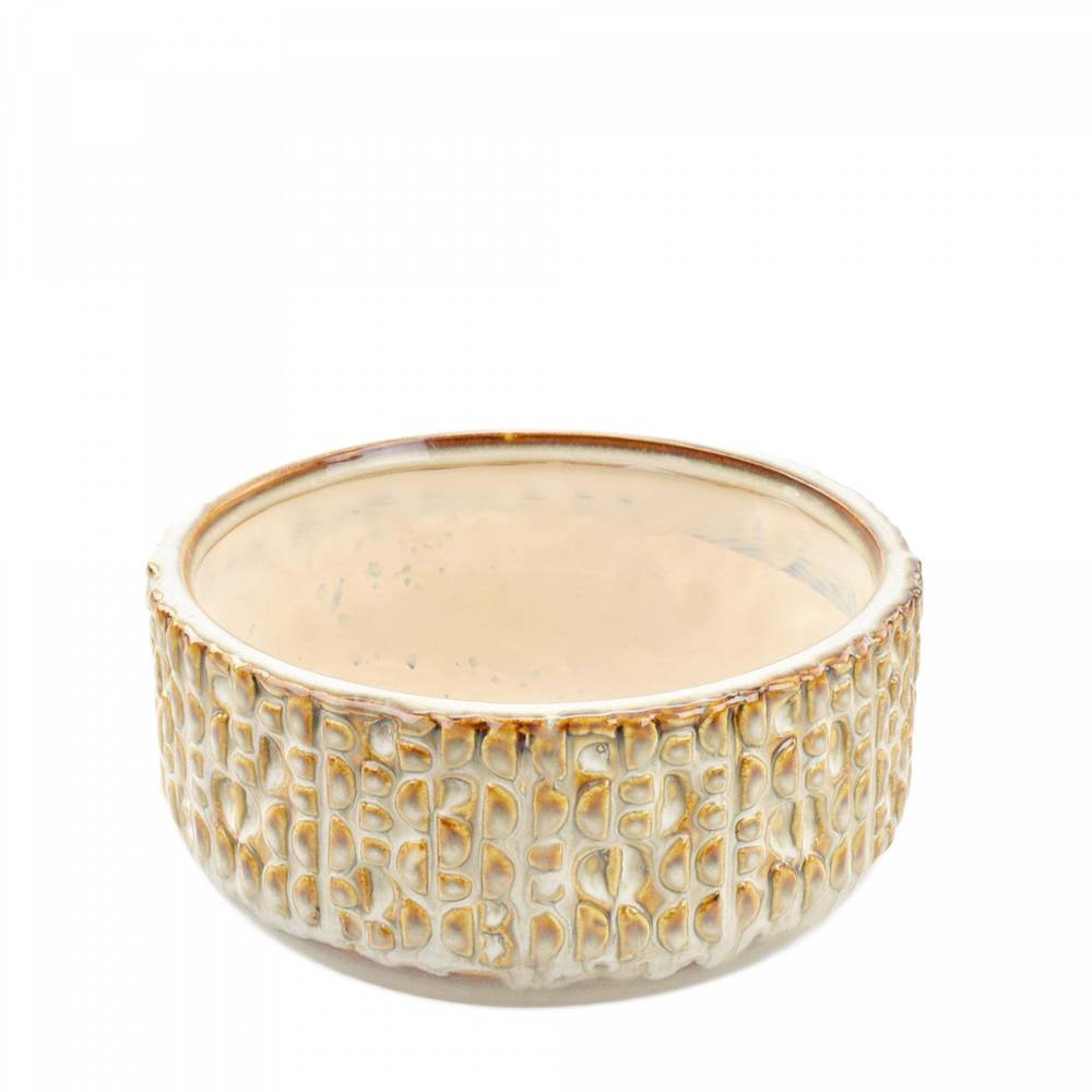 Keramik Schale Isa creme D17cm H07.5cm