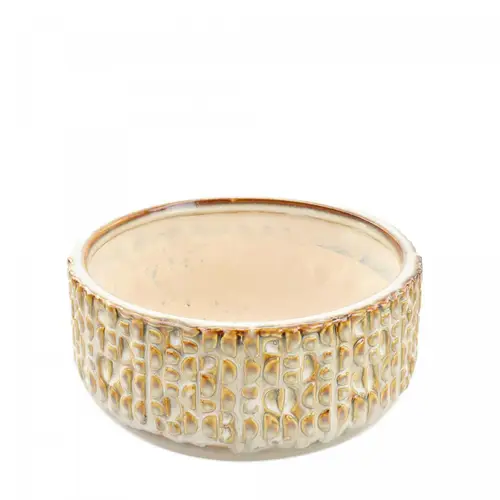 Keramik Schale Isa creme D17cm H07.5cm