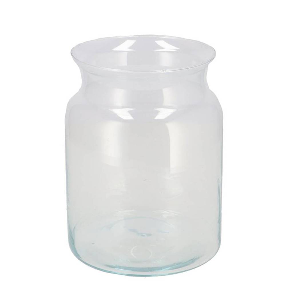 Glas Vase Milchkanne 20x16cm