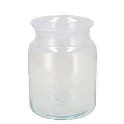 Glas Vase Milchkanne 20x16cm