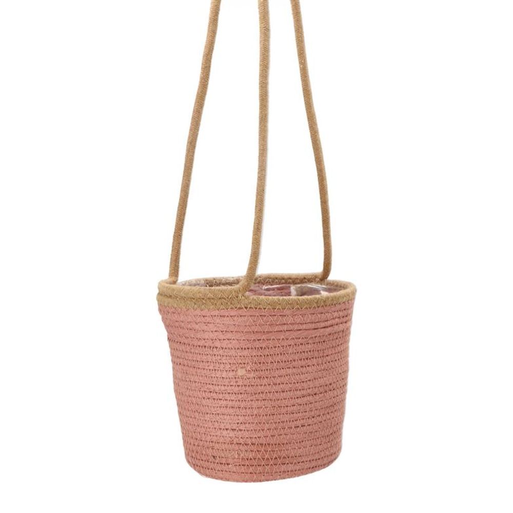 Korb Hang Tripoli rosa D20cm H18cm