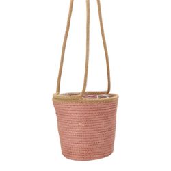 Korb Hang Tripoli rosa D20cm H18cm