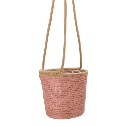 Korb Hang Tripoli rosa D20cm H18cm