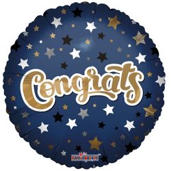 Ballon Congrats blau D45cm