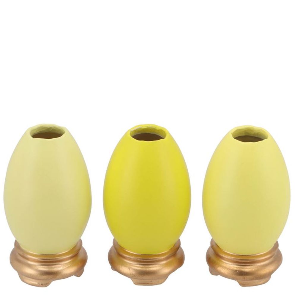 Ostereiervase gelb mix  P/1 05x05x10cm