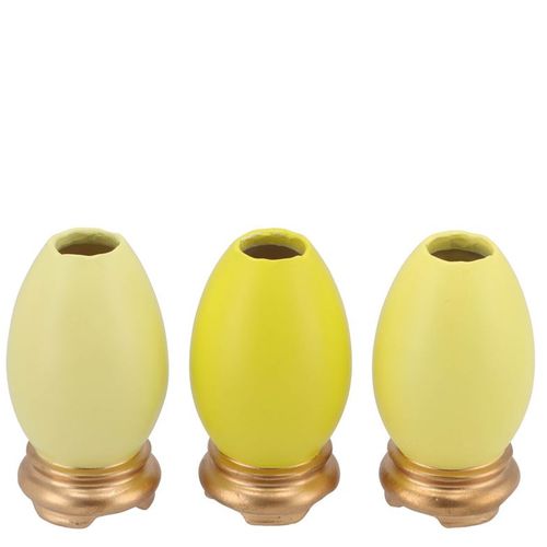 Ostereiervase gelb mix  P/1 05x05x10cm