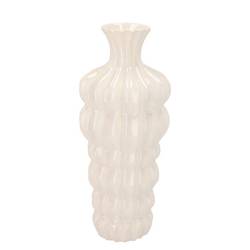 Keramik Vase Dunja weiss 13x13x32cm