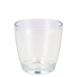 Glas Konisch Übertopf Carmen Heavy D11cm H12cm