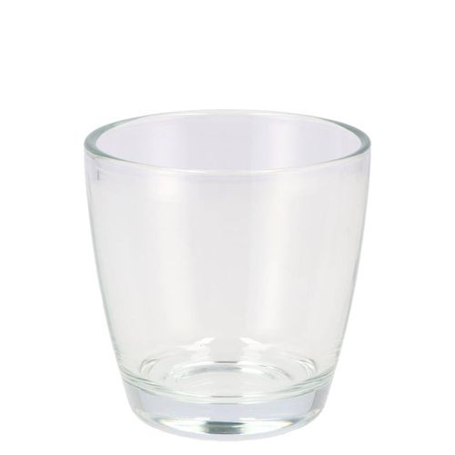 Glas Konisch Übertopf Carmen Heavy D11cm H12cm