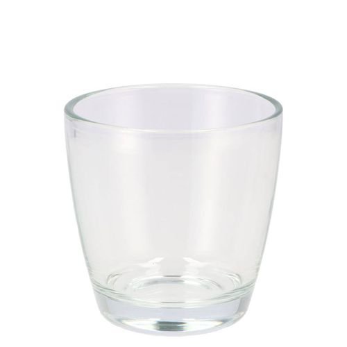Glas Konisch Übertopf Carmen Heavy D11cm H12cm