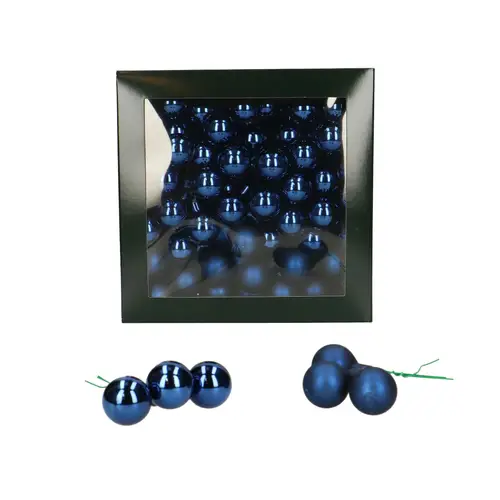 Kugel auf Draht blau mix D02.5cm x144