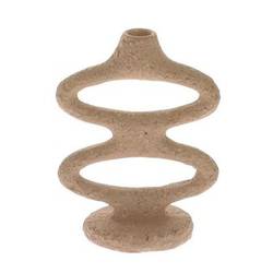 Kerzenständer Norr braun D15cm H20cm