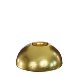 Kerzenständer Rund gold D07cm H03cm