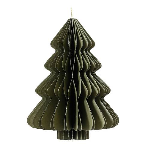 Hänger Baum Papier grün 40cm faltbar