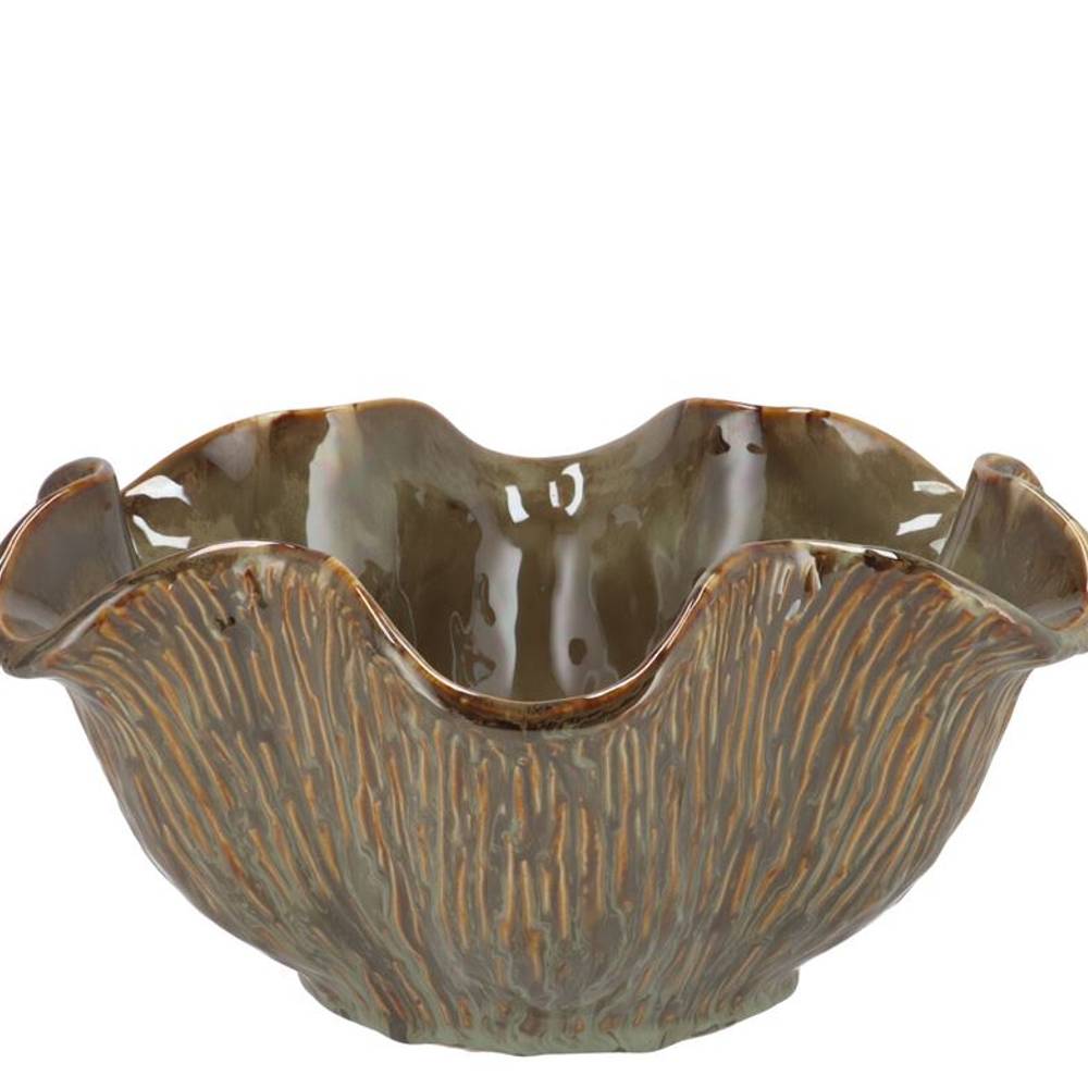 Keramik Schale Loui sand 24x24x12cm