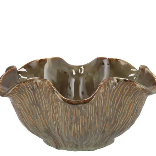 Keramik Schale Loui sand 24x24x12cm