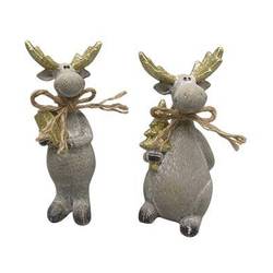 Deko Elch Dottie 2/Set D06.5cm H16cm