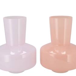 Glas Vase Beau mix lila 20x20x26cm