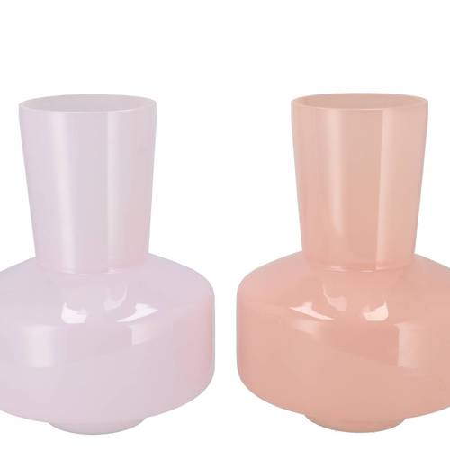 Glas Vase Beau mix lila 20x20x26cm