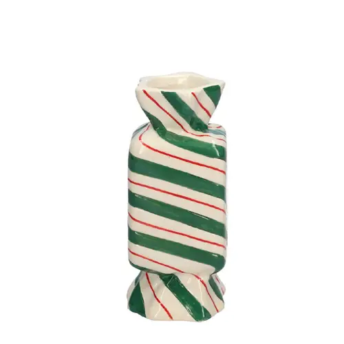 Keramik Vase Candy grün D06.5cm H15cm