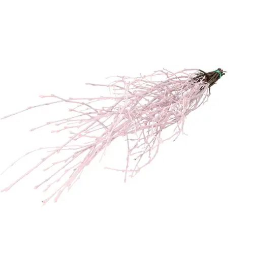 Trocken Zweig Birke hellrosa L70cm