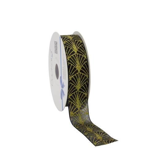 Band Sprinkles schwarz 25mm 20m