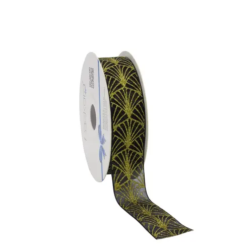 Band Sprinkles schwarz 25mm 20m