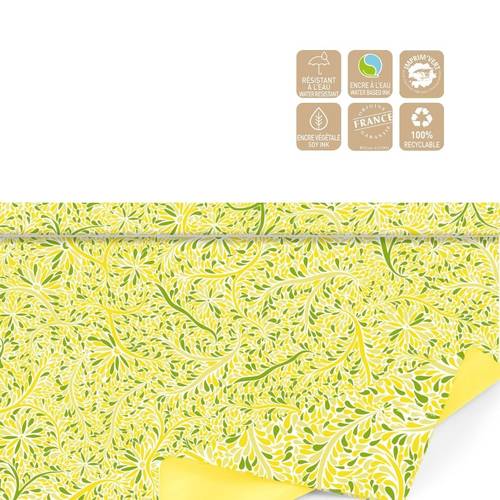 Folie Rolle 80cm Clarissan gelb 40m