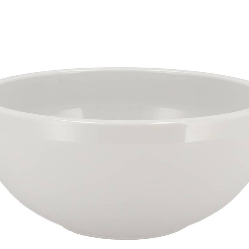 Keramik Schale Stone weiss D26cm H12cm