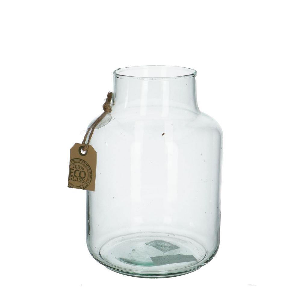 Glas Eco Vase Gigi Ton D09/14cm H20cm